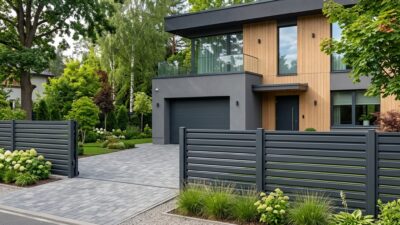 Горизонтальный евроштакетник: тренд или практичность
