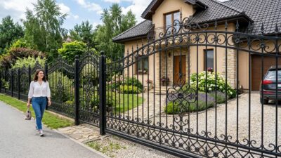 Кованый забор: плюсы, минусы и кому он подходит