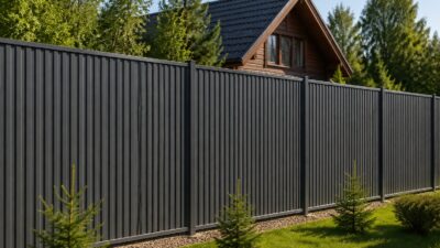 Как сделать забор, через который сложно перелезть